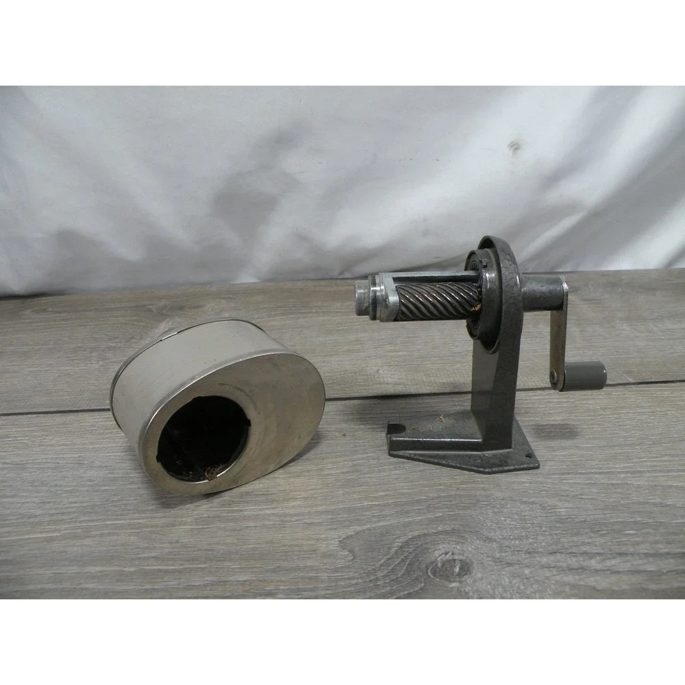 Vintage Apsco GIANT Pencil Sharpener Type 3A Cutter Desk Mount USA